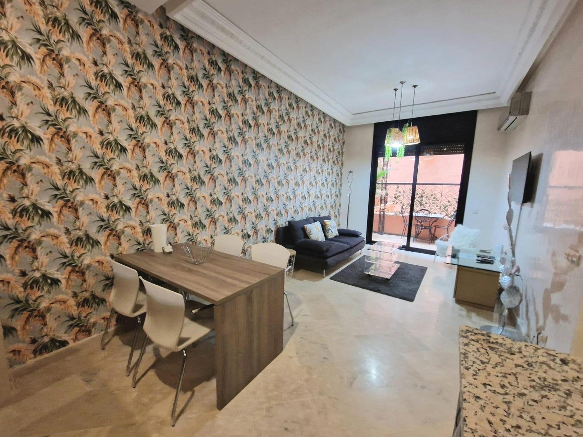 Superbe Appartement Piscine Gueliz Марракеш Экстерьер фото